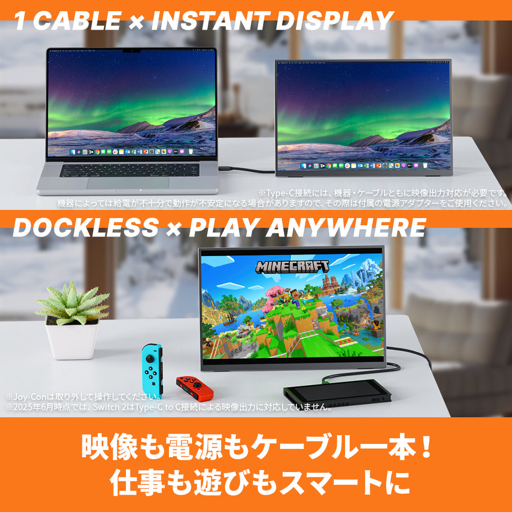 cocopar  ZB-133Q 13.3インチ 2Kポータブルディスプレイ コスパ重視 【モバイルモニター cocopar 13.3インチ ZB-133Q