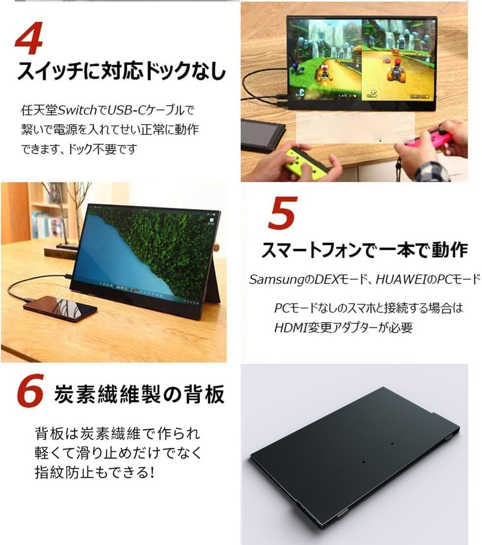 cocopar ZB-156 15.6インチ フルHDモバイルモニター ZB-156 – モバイルモニター・PCモニター・液晶ディスプレイ