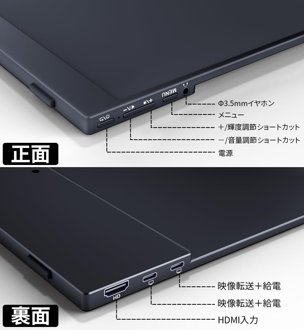 cocopar 15.6インチ モバイルモニター ZB-156 ZB-156 – モバイルモニター・PCモニター・液晶ディスプレイ